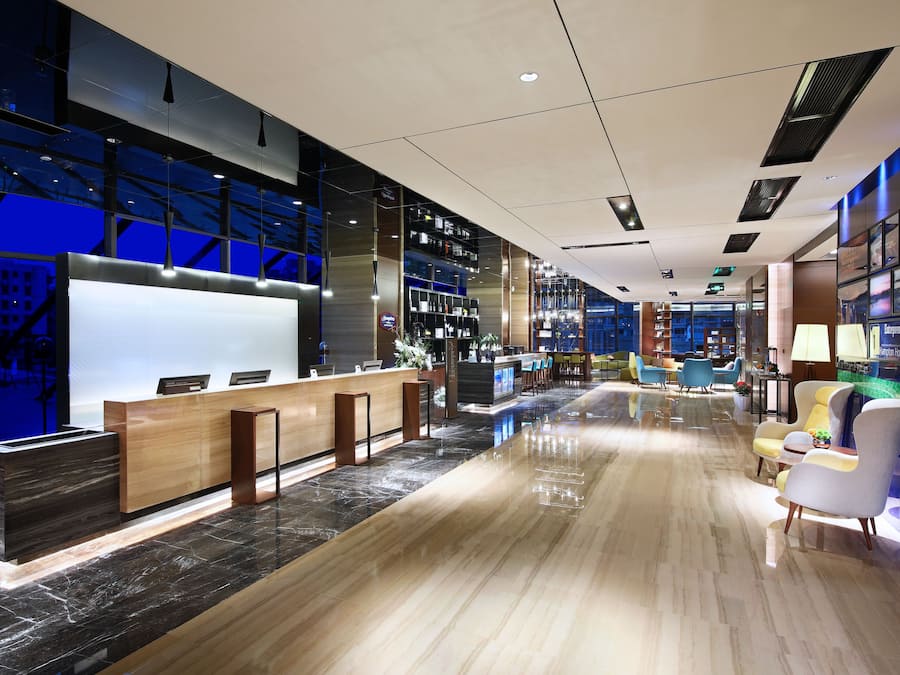 Sala de estar en el lobby