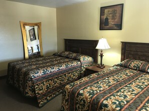 Room, 2 Double Beds, Non Smoking | Desk, blackout curtains, soundproofing, free WiFi - Hacienda Motel (Escondido)
