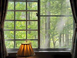 Escritorio, tabla de planchar con plancha, wifi gratis y ropa de cama 