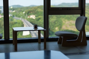 Traditional-Zimmer (Japanese Style) | Ausblick vom Zimmer