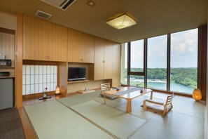 룸 (Japanese Western Style) | 오리/거위털 이불, 암막 커튼, 무료 WiFi, 침대 시트