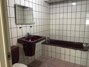 Combined shower/tub, deep soaking tub, free toiletries, hair dryer - Gui Zu Hotel (Luodong)