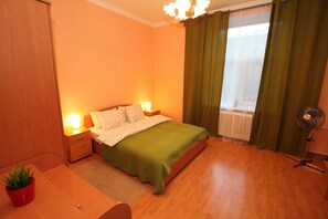 Desk, iron/ironing board, rollaway beds, free WiFi