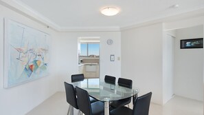 Dining - Ocean Plaza Unit 936 Great location for a family holiday, beachfront with Wi-Fi Inc. (Coolangatta)