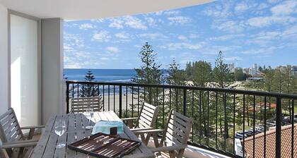 Calypso Tower Unit 807 Three bedroom beachfront apartment in central Coolangatta