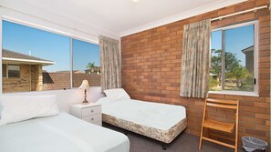 2 bedrooms, iron/ironing board
