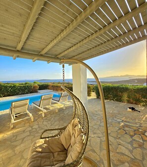 Pool - Paros Afrodite Luxury Villas ,Private Pool ,Quiet, Charming & Fantastic View (Paros)