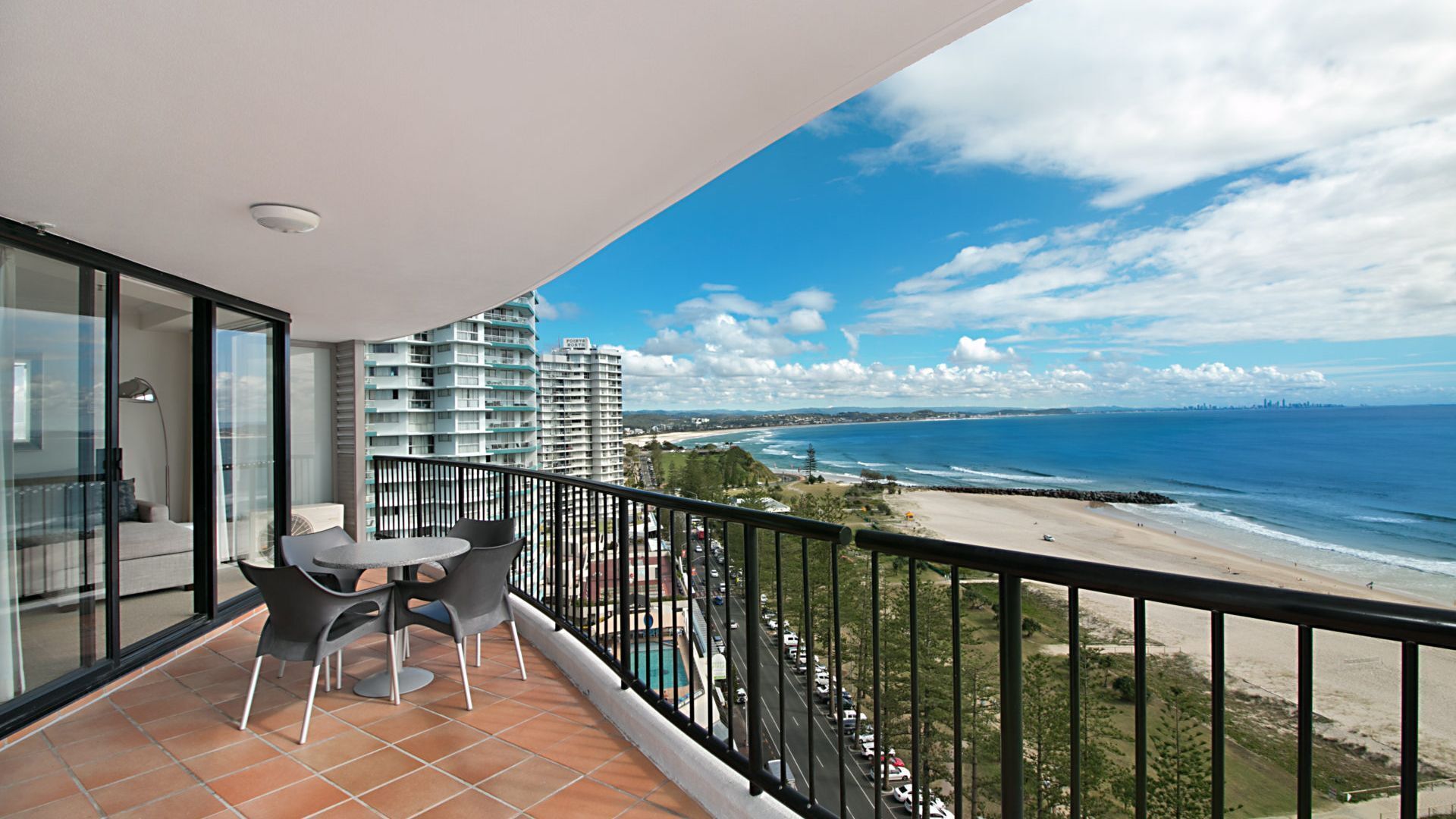Calypso Tower Unit 1603 2 bedroom apartment with stunning ocean views in central Coolangatta