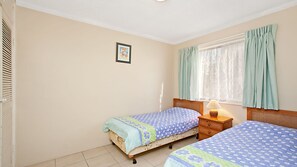2 bedrooms, iron/ironing board