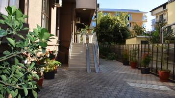 Fassade der Unterkunft