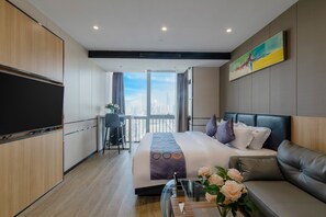 Habitación Business doble | Sistema de insonorización, wifi gratis, ropa de cama