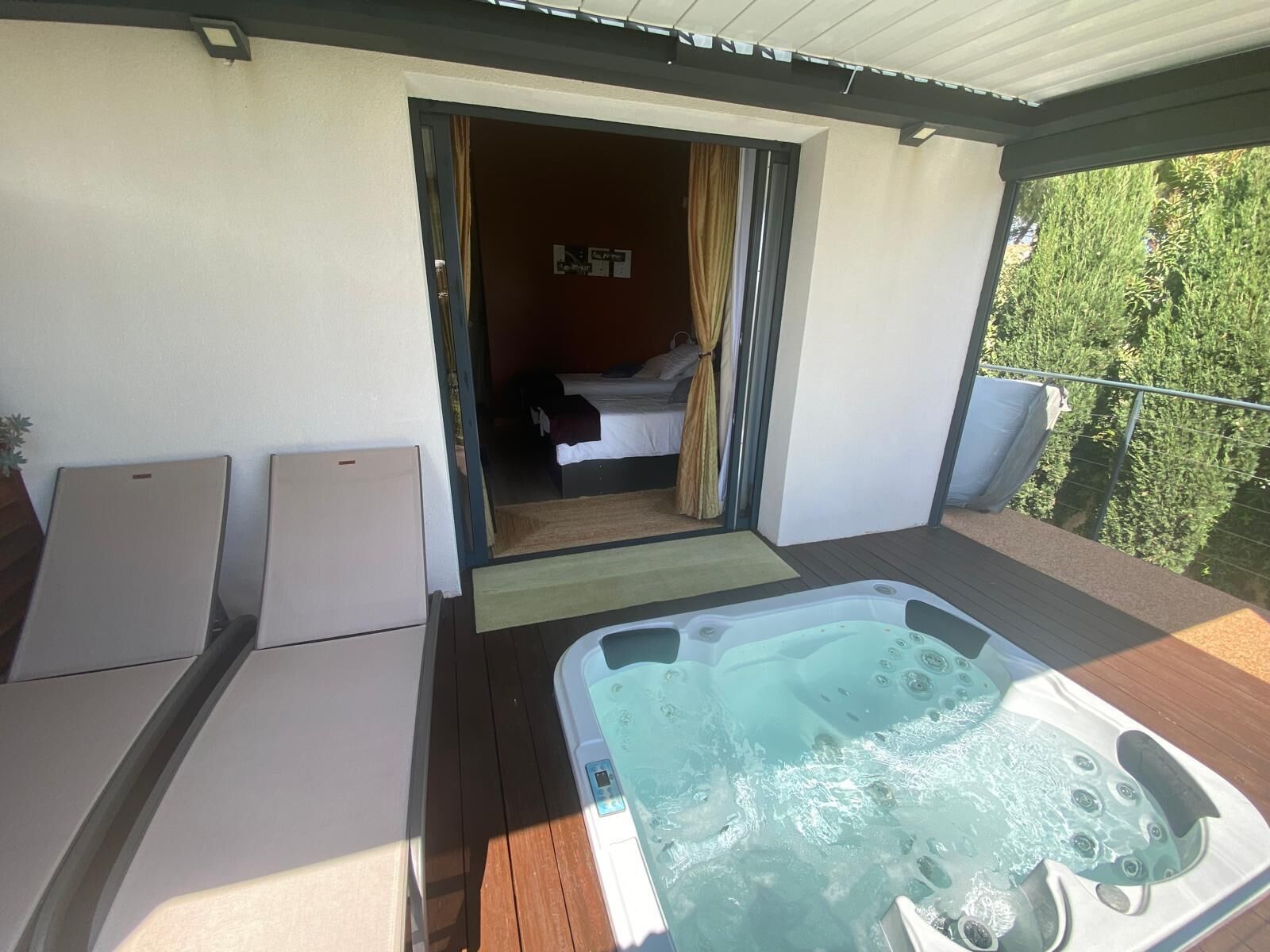 Vue depuis l’hébergement