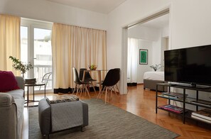 Living area - Parthenon Apartment (Athens)