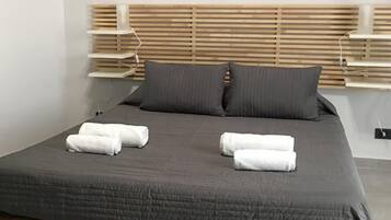 Blackout curtains, free WiFi, bed sheets