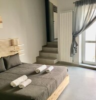 Quarto casal standard, vista para o pátio | Cortinas blackout, Wi-Fi de cortesia, roupa de cama