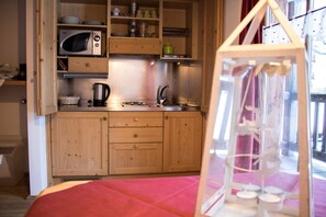 Fridge, microwave, stovetop, electric kettle - Residence Valpiccola (Val di Zoldo)