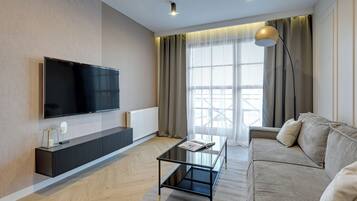 Apartamento City, 1 habitación | Ropa de cama hipoalergénica y decoración individual