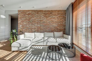 Family Apartment, Multiple Beds, River View | Hypo-allergenic bedding, individually decorated, individually furnished