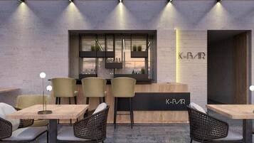 Breakfast, lunch and dinner served