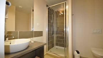 Free toiletries, hair dryer, towels