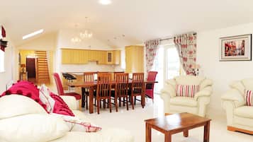 Standard House, 4 Bedrooms, Garden View, Garden Area | Living area | Flat-screen TV