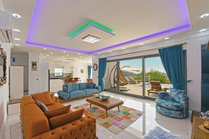 Villa | Living area | LCD TV, DVD player - Villa Asia (Kas)