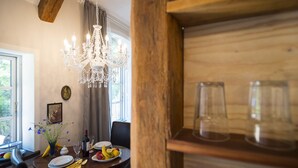 Apartment (1 / incl 60 EUR cleaning fee) | In-room dining - Ferienhof am Hemmelsdorfersee (Ratekau)