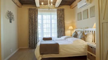 Casa de campo, 2 habitaciones | 1 dormitorio, caja fuerte, tabla de planchar con plancha y ropa de cama