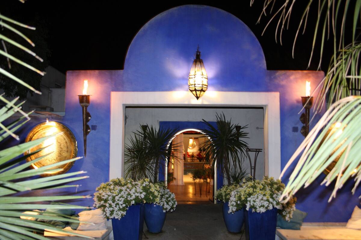 front of property – evening/night