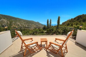 Villa, 3 Bedrooms, Sea View | Terrace/patio - Villa Beyaz (Kas)