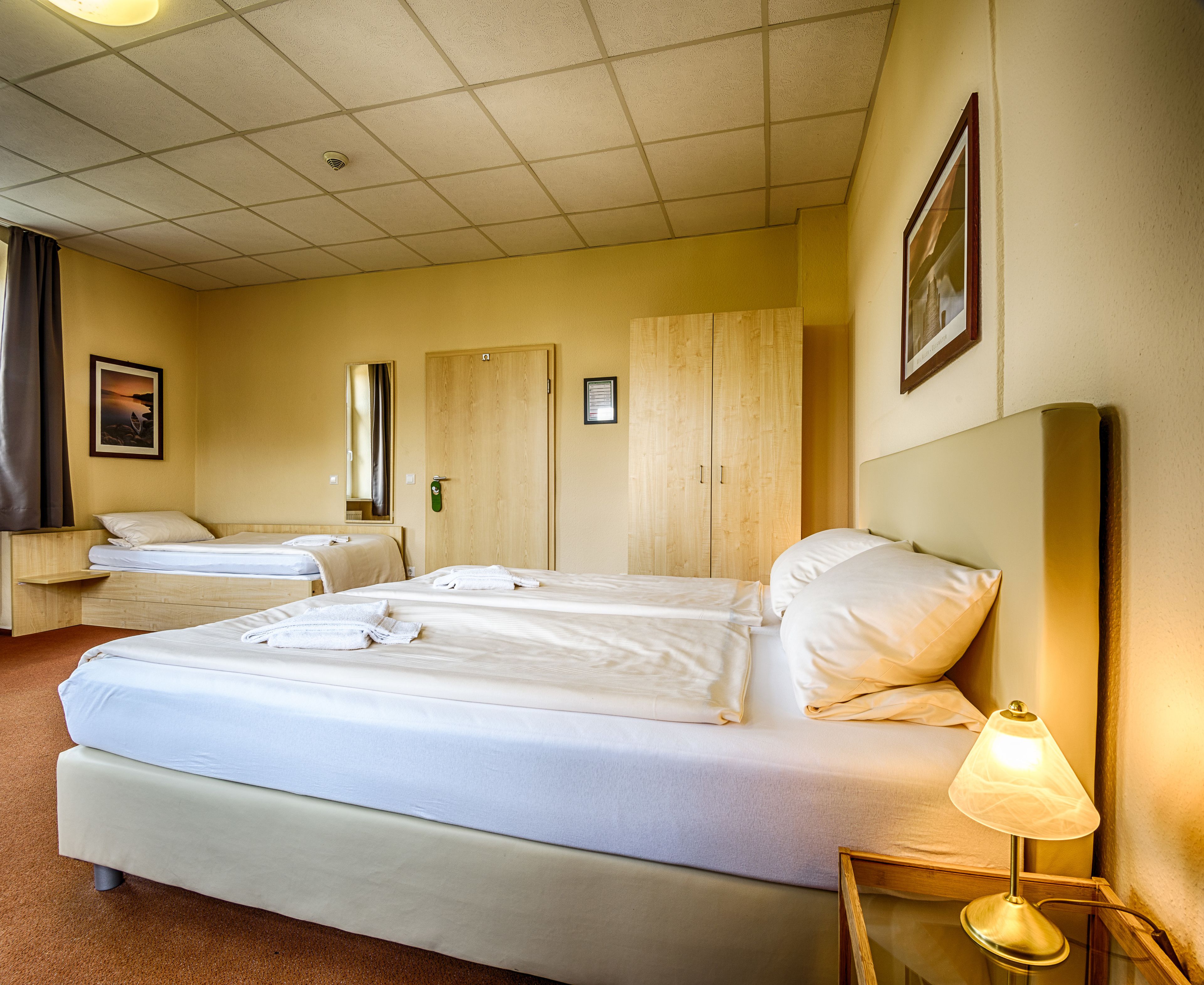 triple room, accessible | desk, laptop workspace, blackout curtains, iron/ironing board