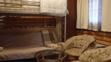 Villa Leija, sauna | Desk, blackout drapes, iron/ironing board, free cribs/infant beds