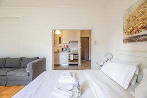 Iron/ironing board, free cots/infant beds, travel cot, free WiFi