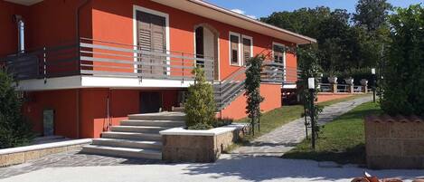 Façade de l’hébergement