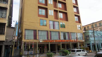 Majoituspaikan julkisivu