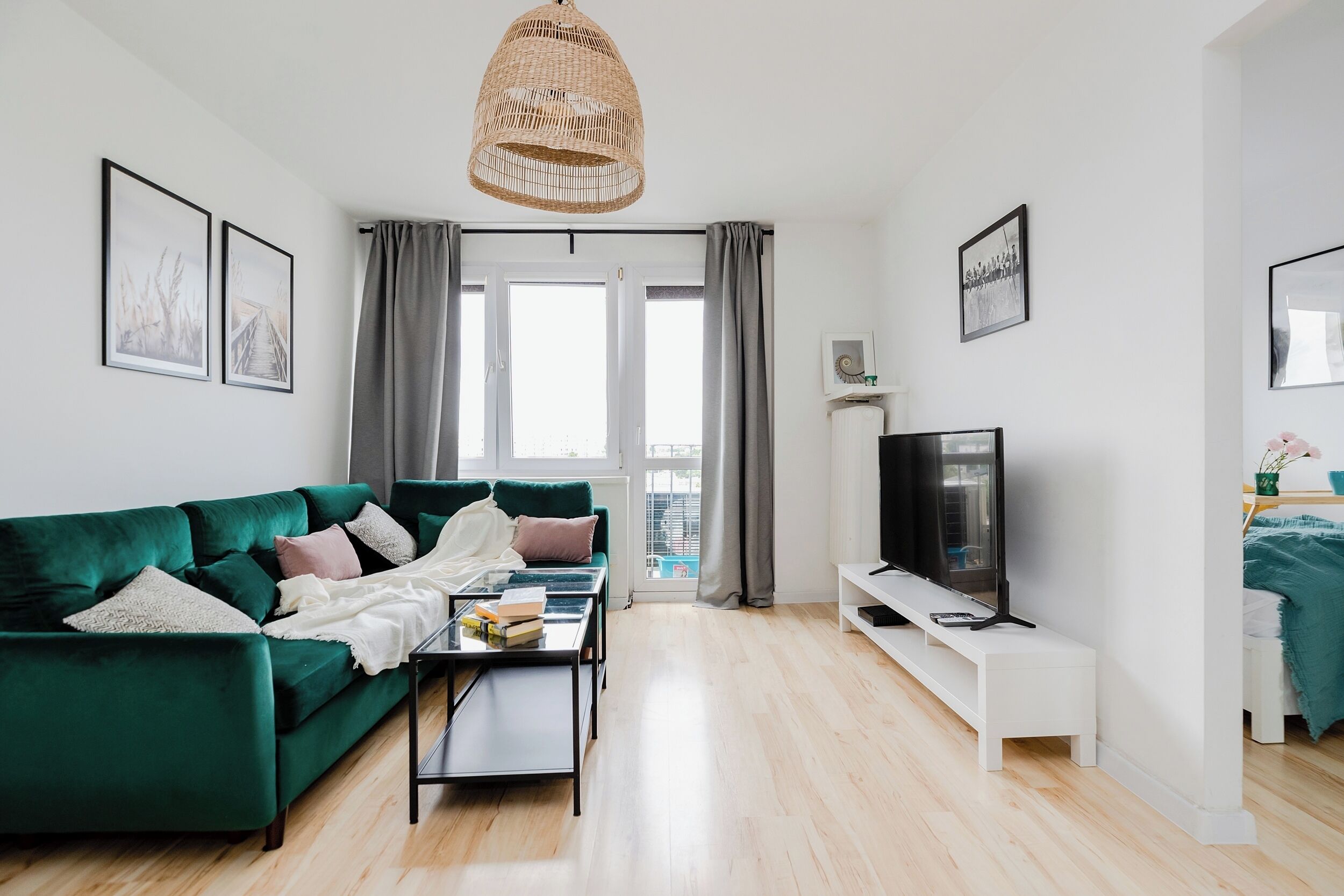 1 chambre, literie hypoallergénique, rideaux occultants