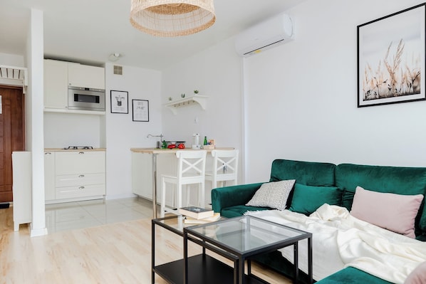 1 slaapkamer, hypoallergeen beddengoed, verduisterende gordijnen
