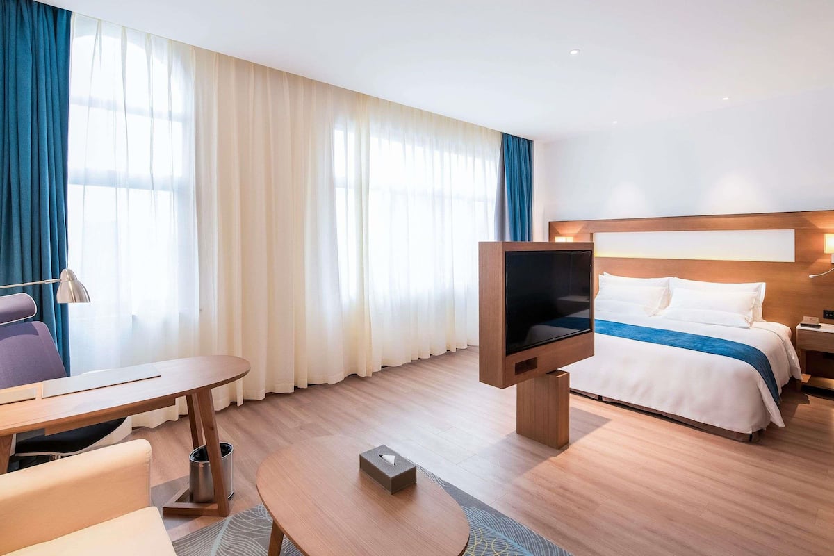 Habitació executiva, 1 llit de matrimoni gran | Llençols de cotó egipci i roba de llit d'alta qualitat