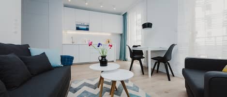 Lägenhet Business | Vardagsrum | LCD-tv