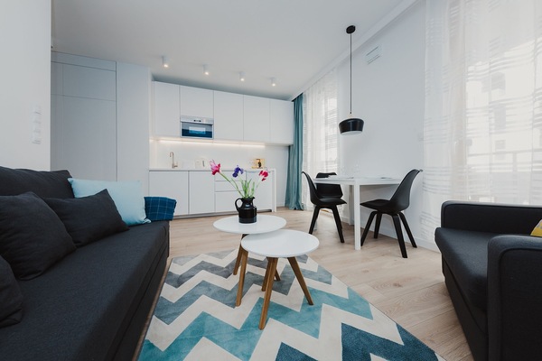 Business-Apartment | Wohnbereich | LCD-Fernseher