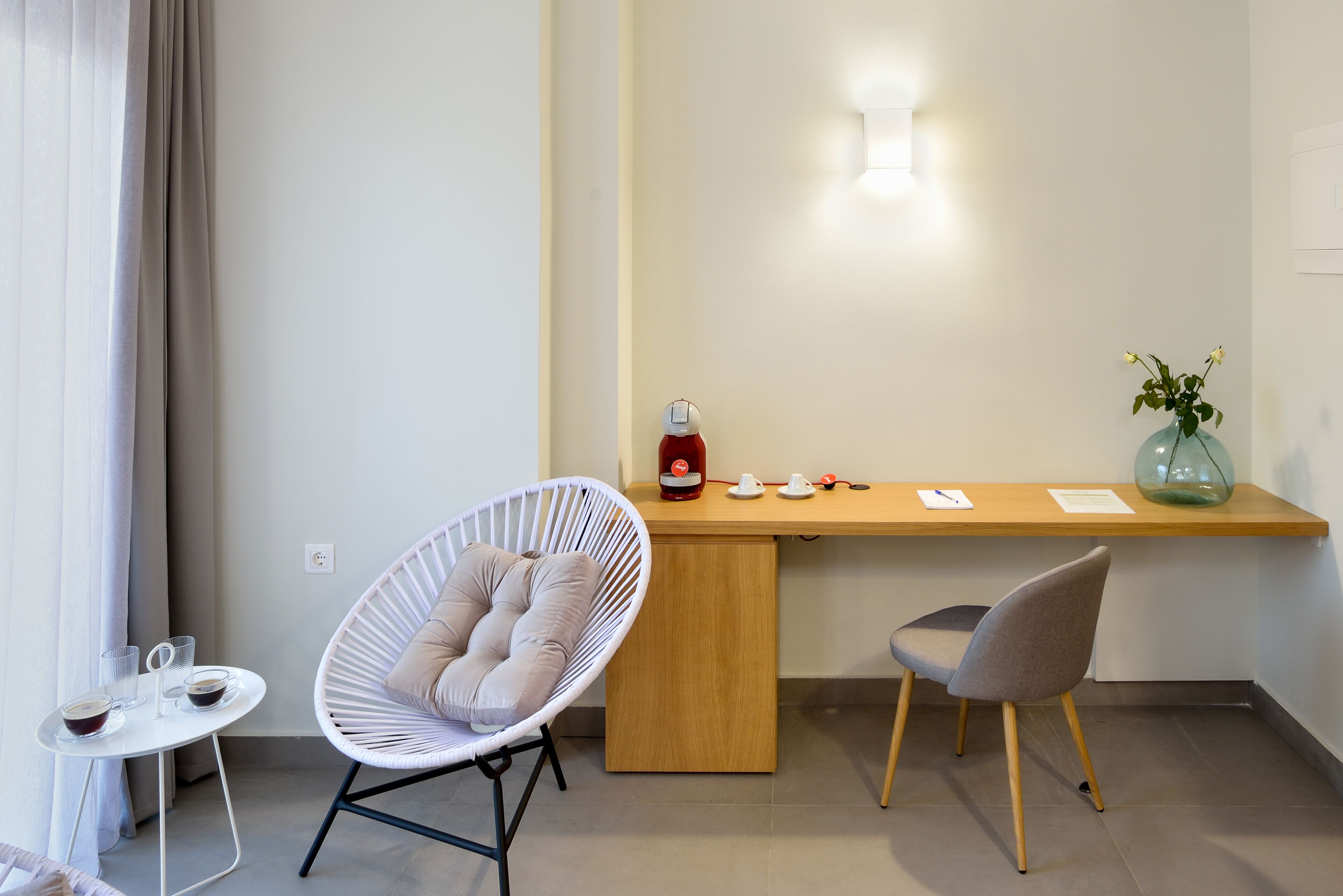 one bedroom suite with terrace and sea view | 1 bedroom, in-room safe, desk, laptop workspace