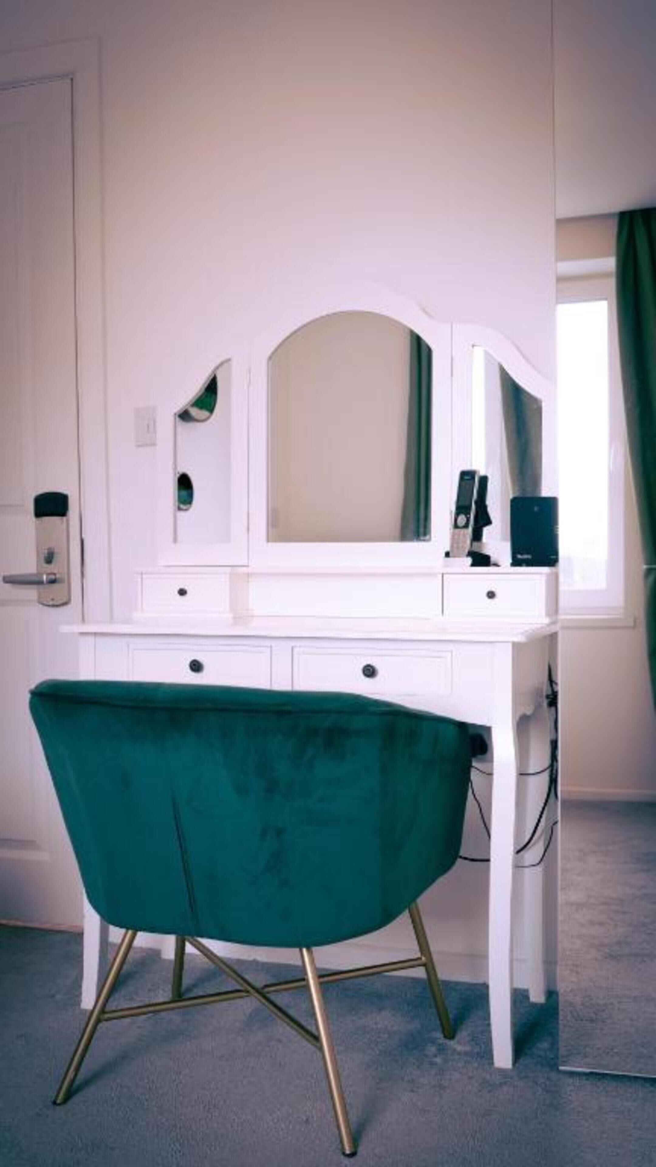 1 bedroom, desk, iron/ironing board, cots/infant beds