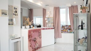 Zona de estar del vestíbulo