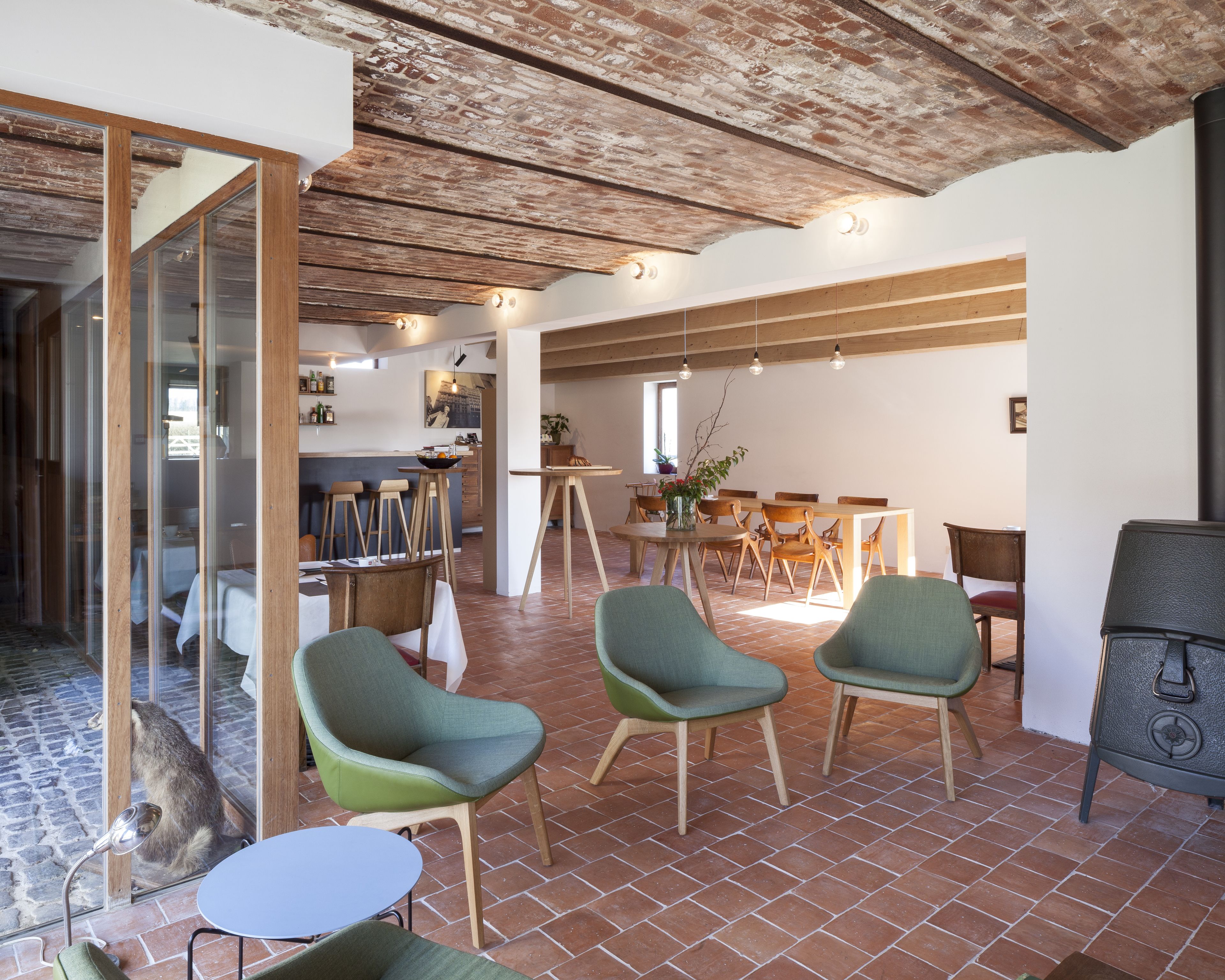 Coin salon dans le hall