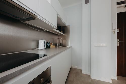 Comfort Apartment, 1 Queen Bed with Sofa bed, Non Smoking, Courtyard View | Private kitchenette