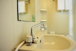 Dusche, Regendusche, kostenlose Toilettenartikel, Haartrockner