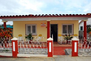 Fassade der Unterkunft