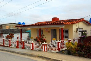 Fassade der Unterkunft