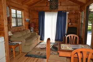 Cabin, 1 Bedroom (Cabin 61) | Iron/ironing board, bed sheets - Camp Mack Lodge, Marina & RV Resort (Lake Wales)