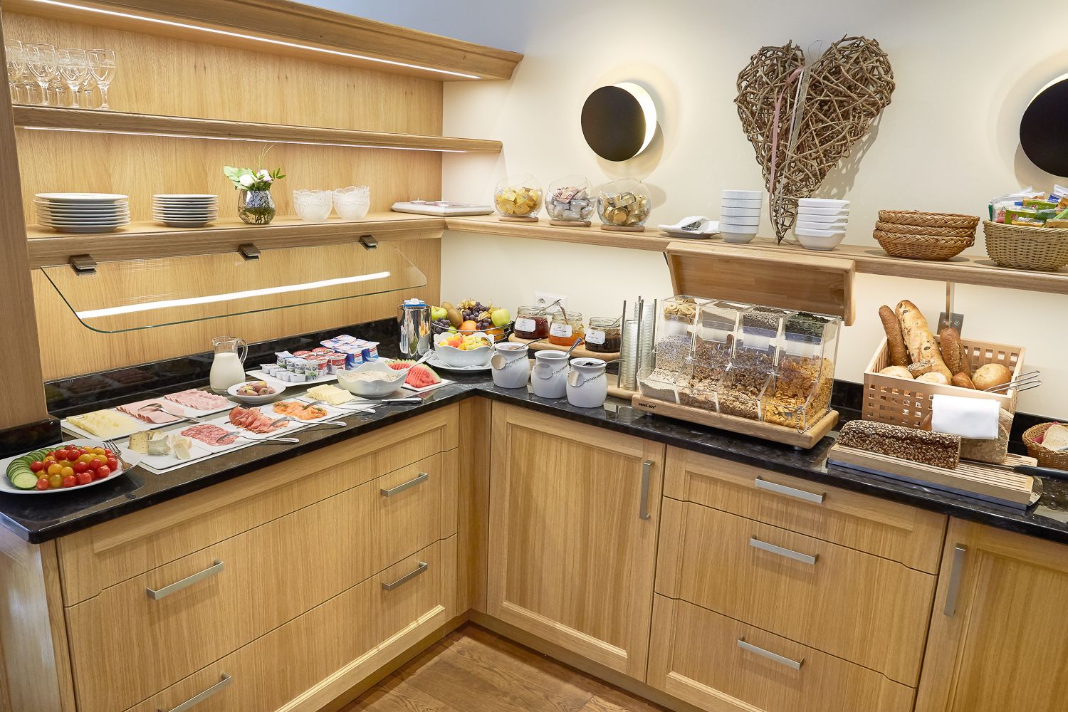 daily buffet breakfast (eur 10.50 per person)